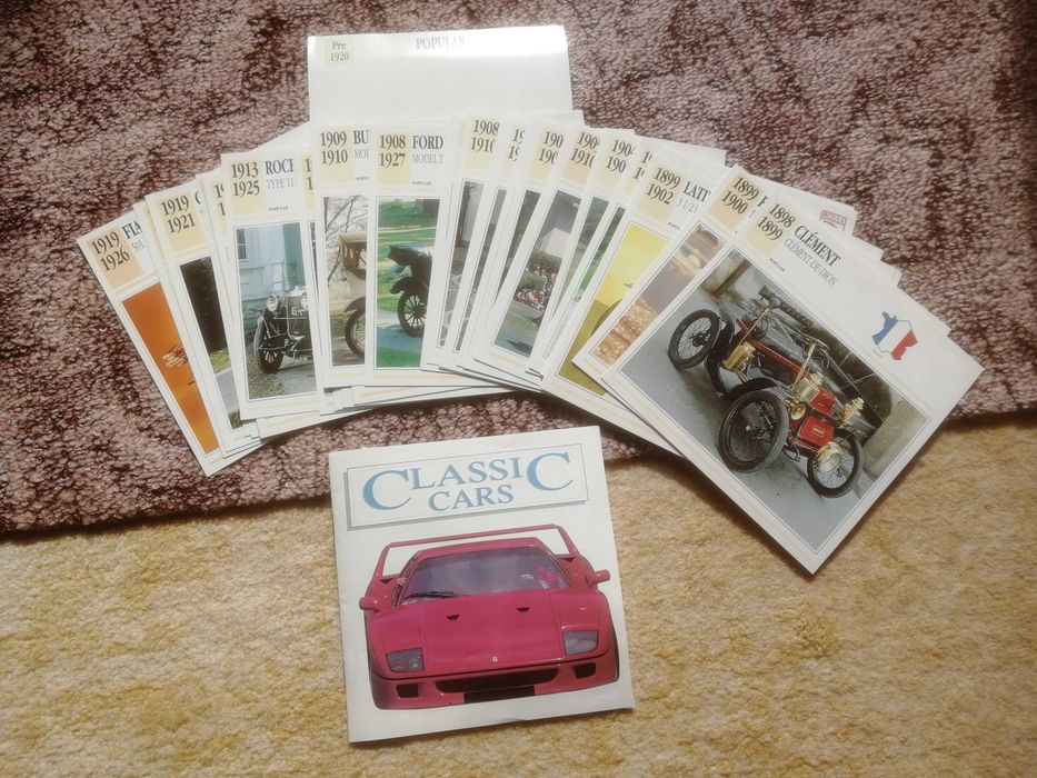 Karty kolekcjonerskie Edito-service SA: Samochody