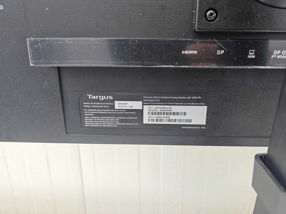 Monitores de PC TARGUS/PHILIPS/BENQ/TERRA