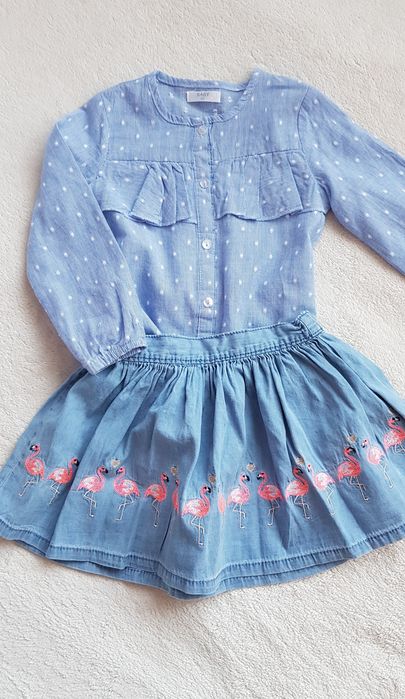 Zestaw/kopmlet spódniczki i bluzeczki, r.92 Nowe