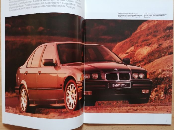 Prospekt BMW 3 E36 sedan