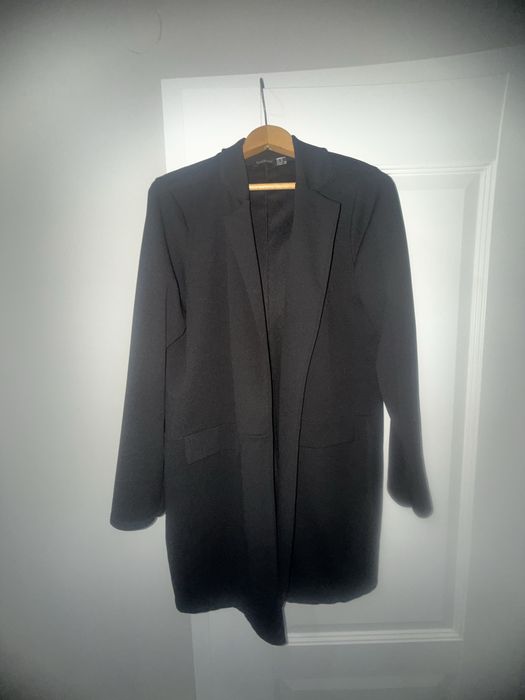 Marynarka dluga czarna rizmuar 44