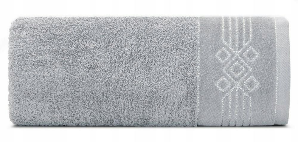 Ręcznik Kamela 70x140 srebrny frotte 520g/m2