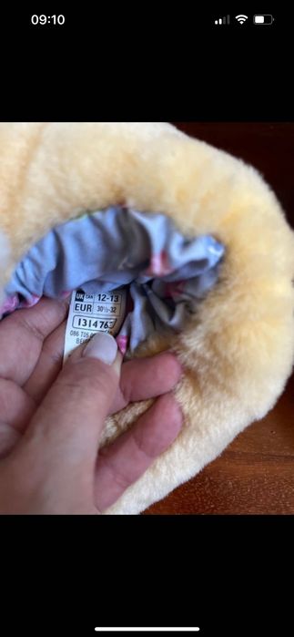 Pantufas para criança