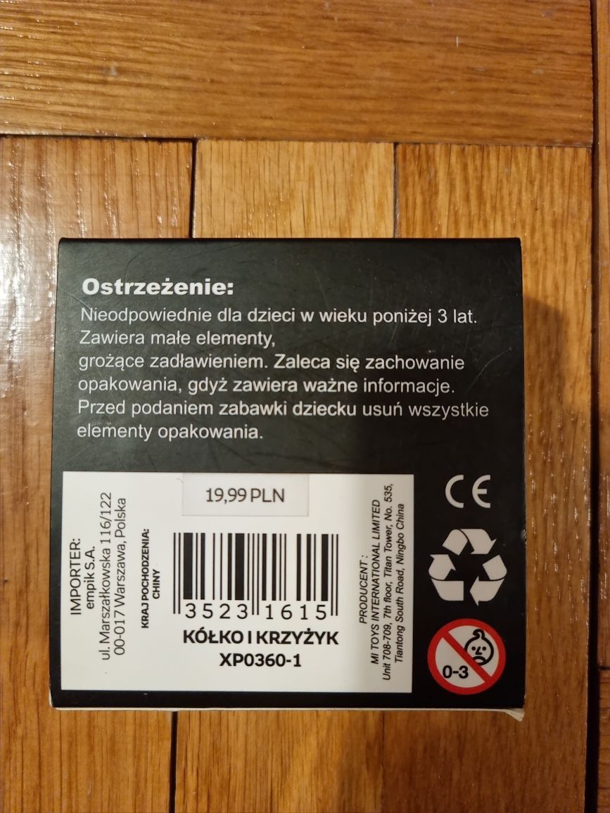 kieszonkowa wersja kółko i krzyżyk