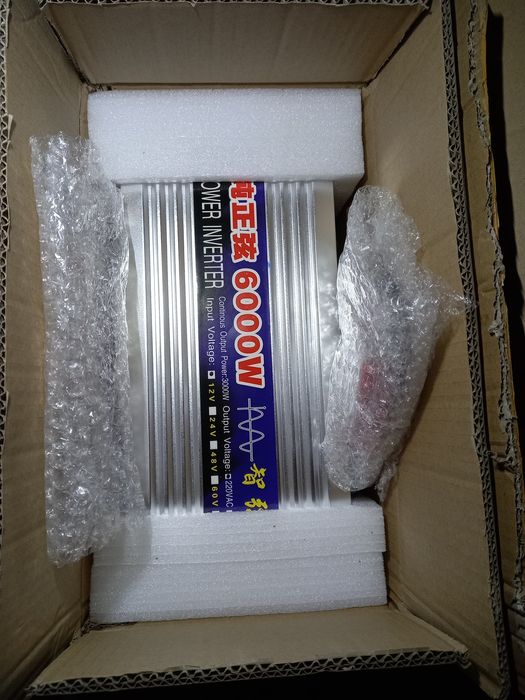 Інвертор 5 Квт 6000 вт 12в 220в чистий синус інвектор инвертор