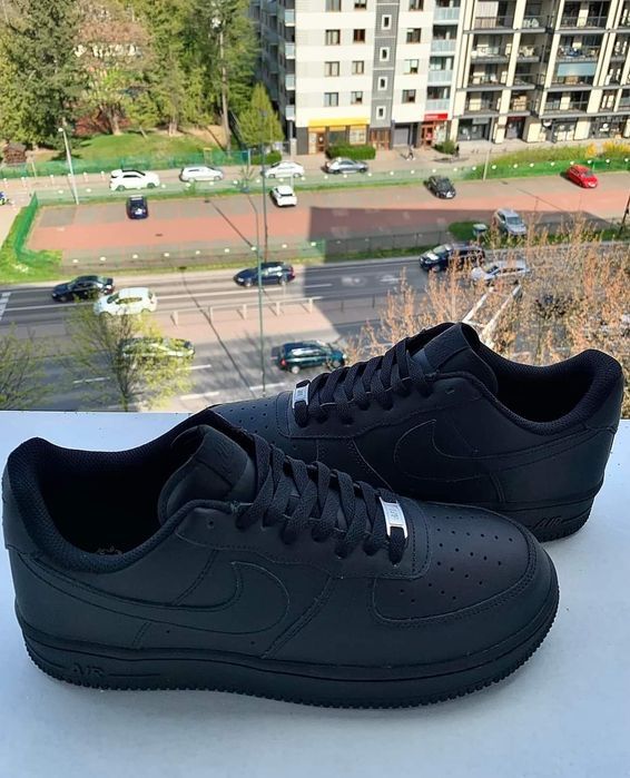 NIKE AIR FORCE 1 buty męskie 40/41/42/43/44 czarne sneakersy