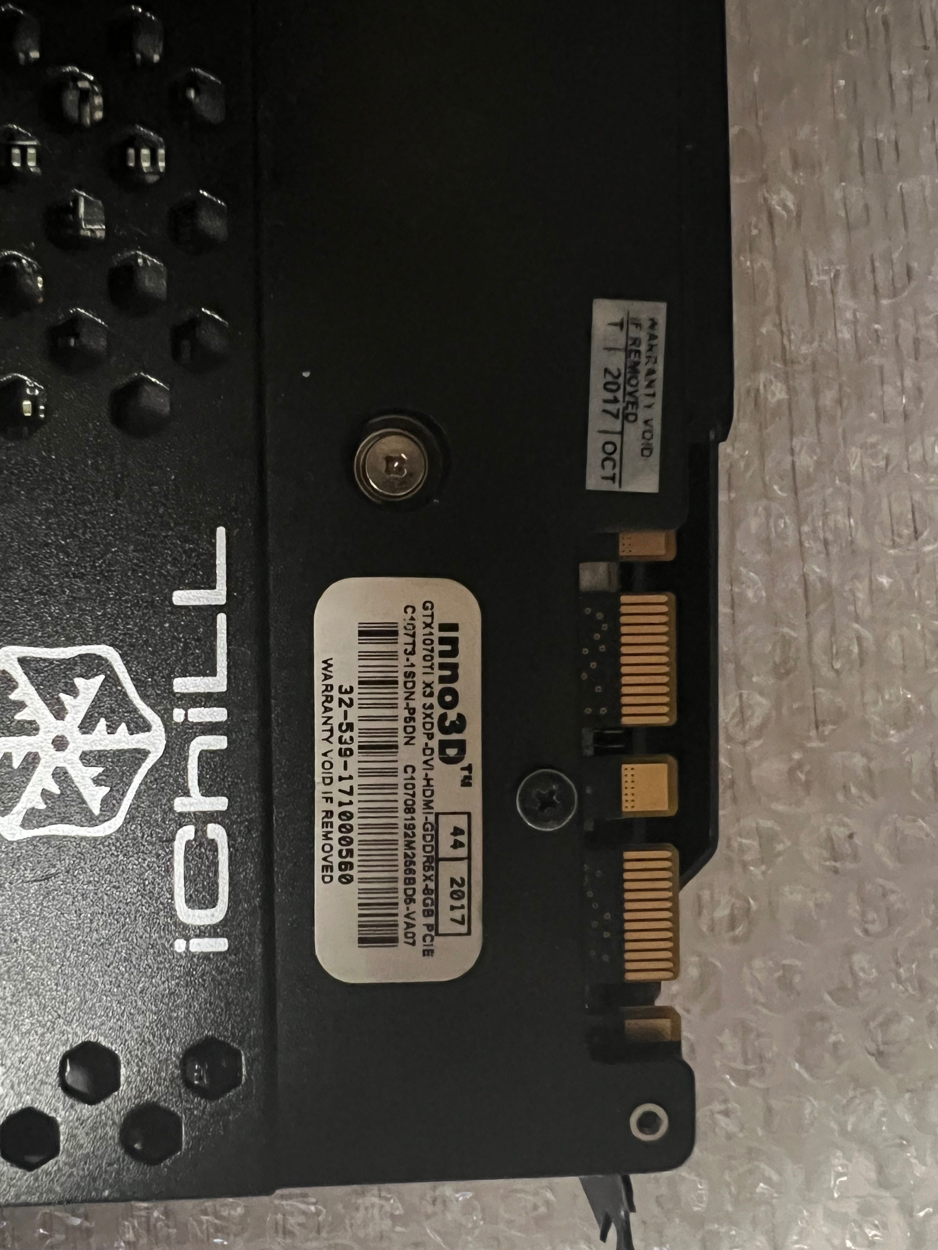 Відеокарта inno3D iChill GEFORCE GTX 1070 TI 8Gb