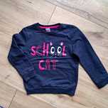Bluza z bawełny r 116 Kotek Little Kids School Cat, dresowa jak nowa