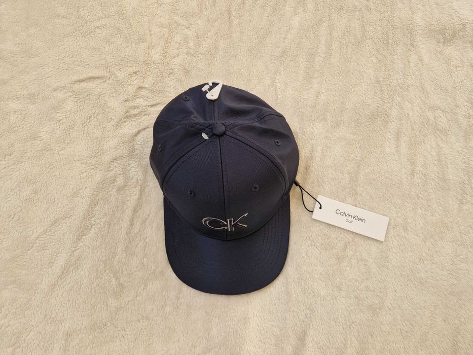 Nowa granatowa czapka z daszkiem Calvin Klein z metką