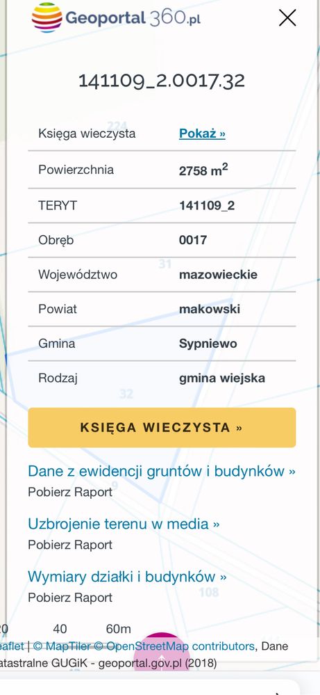Sprzedam działkę budowlaną pod budowe domu jednorodzinnego