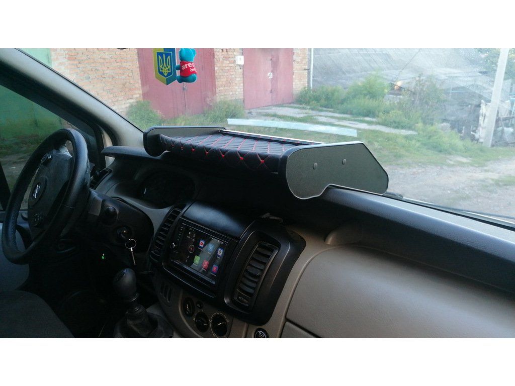 Opel Vivaro Полка столик на панель (тип-2, RED) (г)