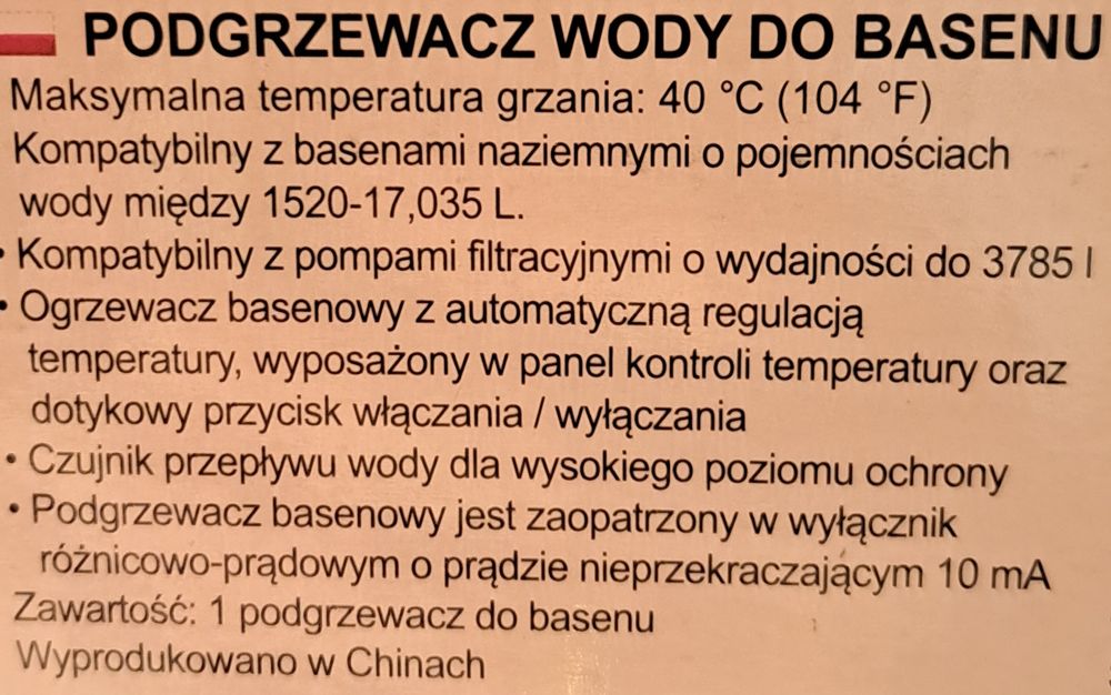 Basen stelażowy okrągły 366x100 Bestway z pompą i podgrzewaczem.
