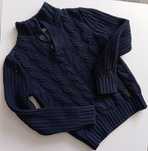 Tommy Hilfiger sweter dzianinowy prążkowane wykończenie