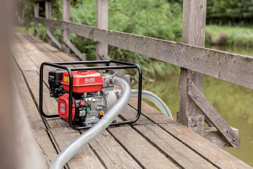 AL-KO bmp 3000 spalinowa Pompa Wodna 4,1kW 30000L/h nawadnianie studni