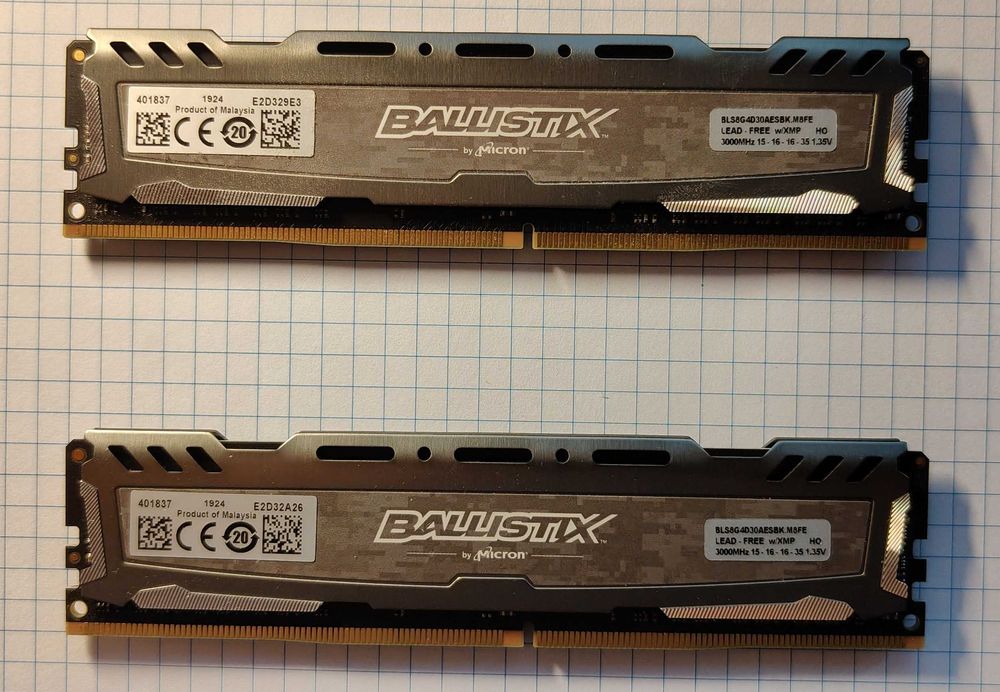 Pamięć DDR4 Crucial Ballistix 2x8GB