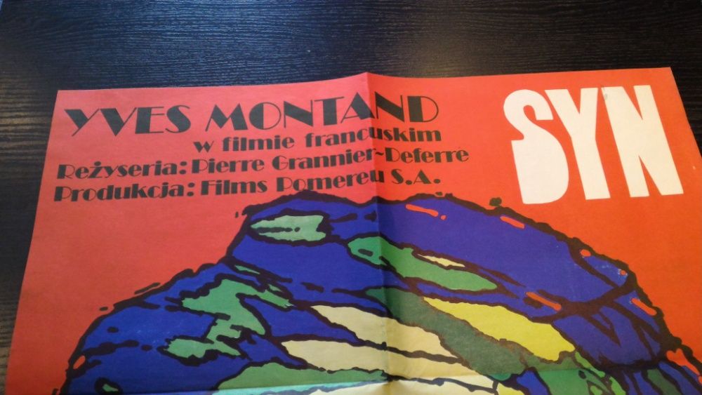 Afisz filmowy - plakat - Yves Montand Syn, Erol Jakub, 1975