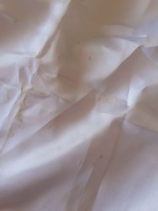 Toalha vintage branco pérola para camilha