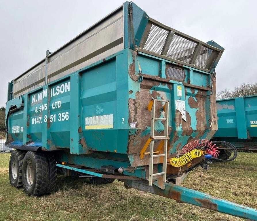 Przyczepa Rolland, tandem wywrotka, 2007r + nadstawki 75000zł netto