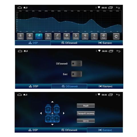 Магнітола 1Din Android Cyclone 5003 2/32Гб CarPlay Android Auto