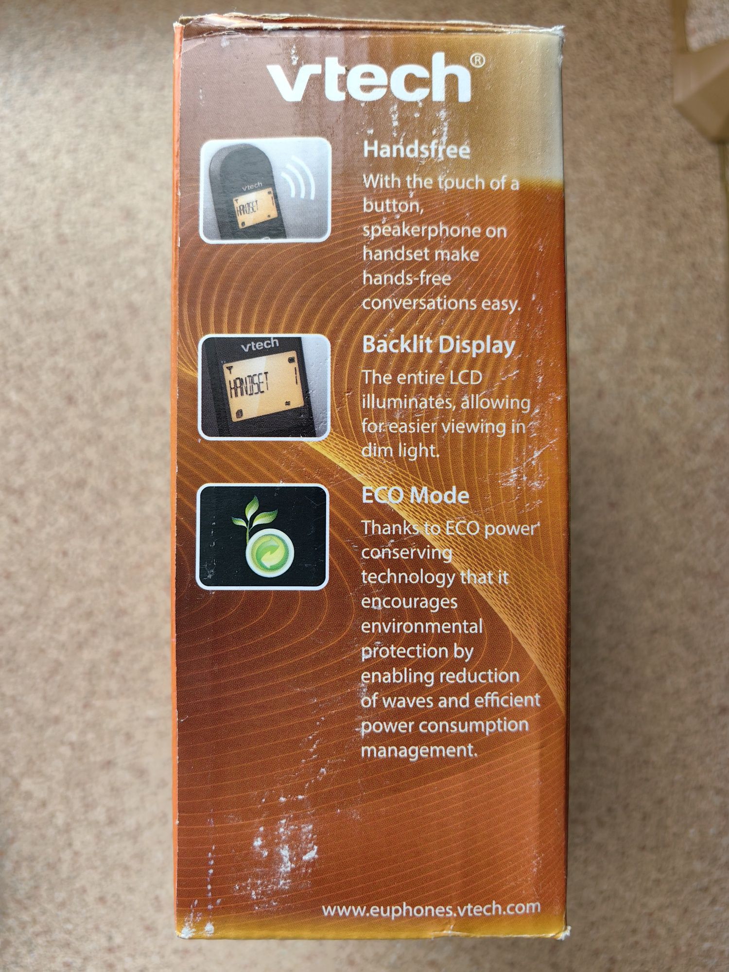 Telefon stacjonarny bezprzewodowy Vtech CS1200-B Interkom 1 kpl