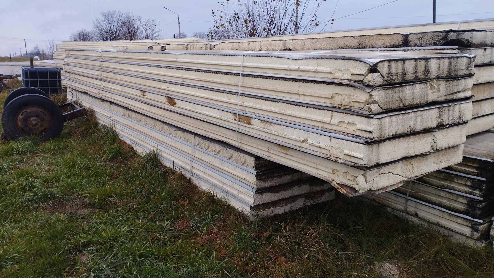 płyta warstwowa używana styropian 15cm dachowe