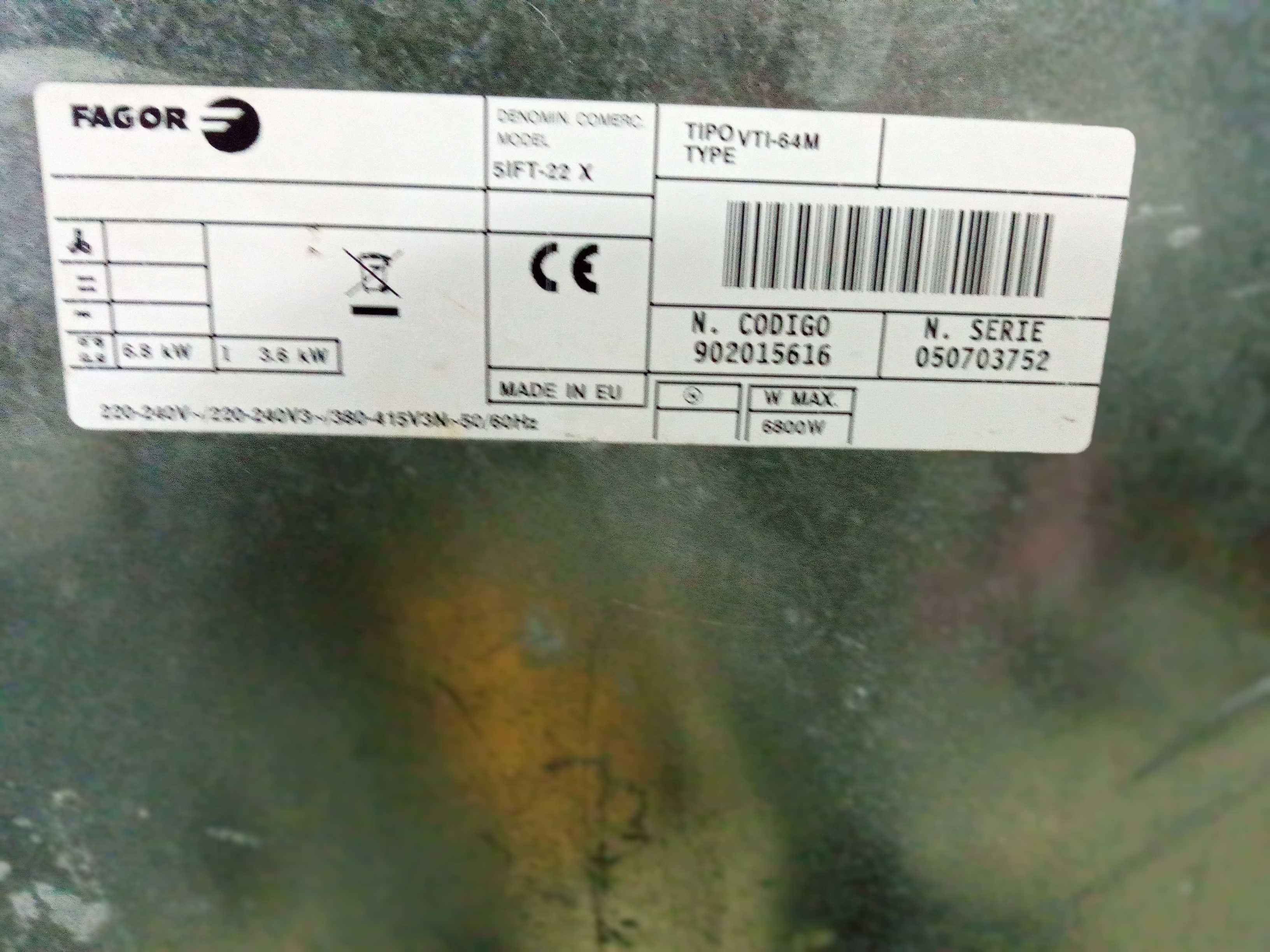 Vidro para placa Fagor Indução e vitroceramico modelo 5IFT-22 AX 2+2