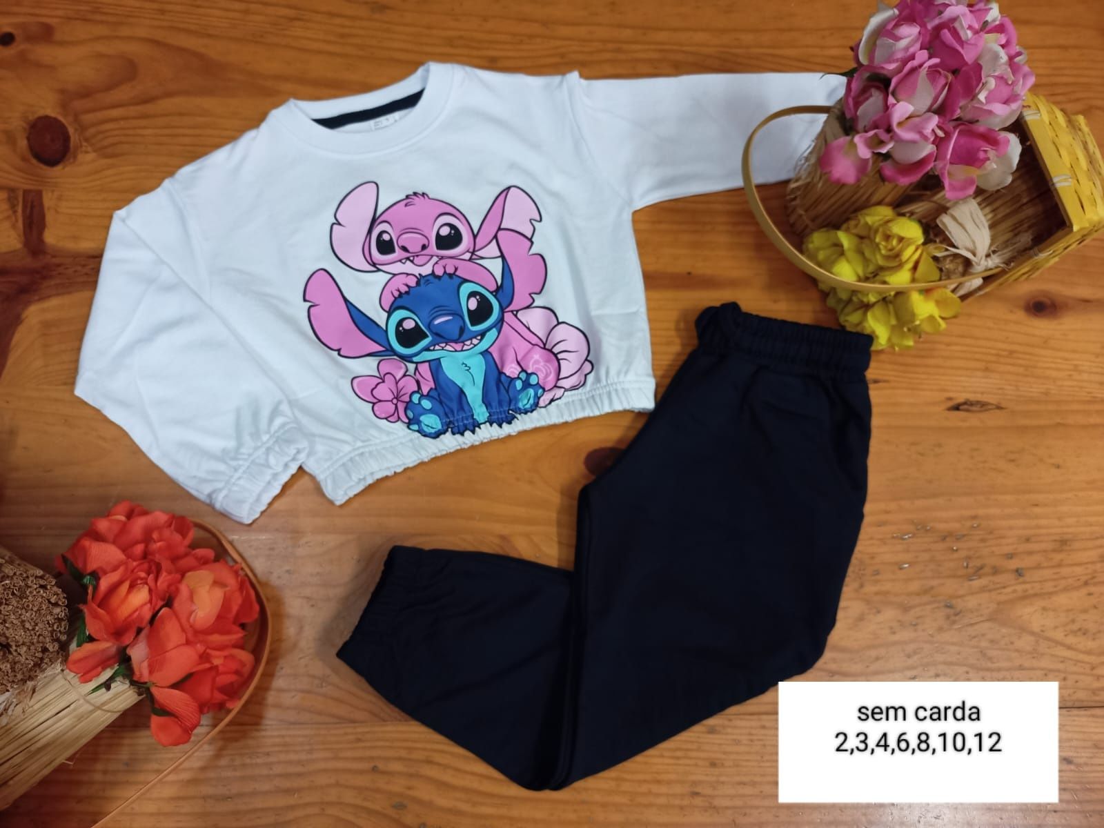 Conjunto criança Stitch
