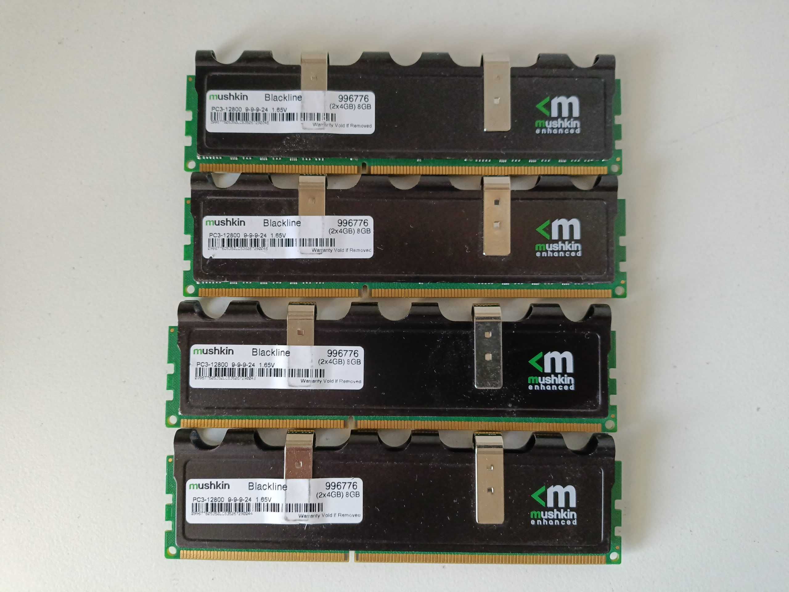 4Gb PC3-12800 Mushkin DDR3 1600Mhz  компьютерная. Игровая память