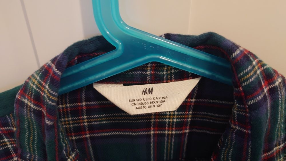 Koszula flanelowa H&M, rozmiar 140 cm