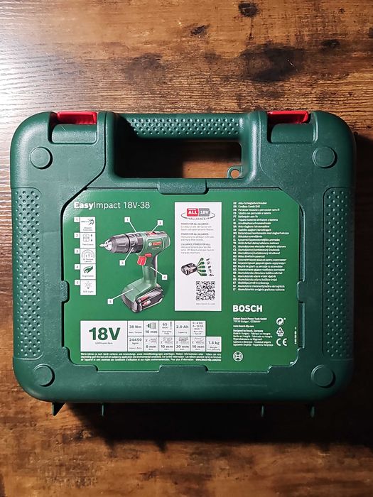 Bosch EasyImpact 18V-38
Wiertarko-wkrętarki Udarowe posiadające