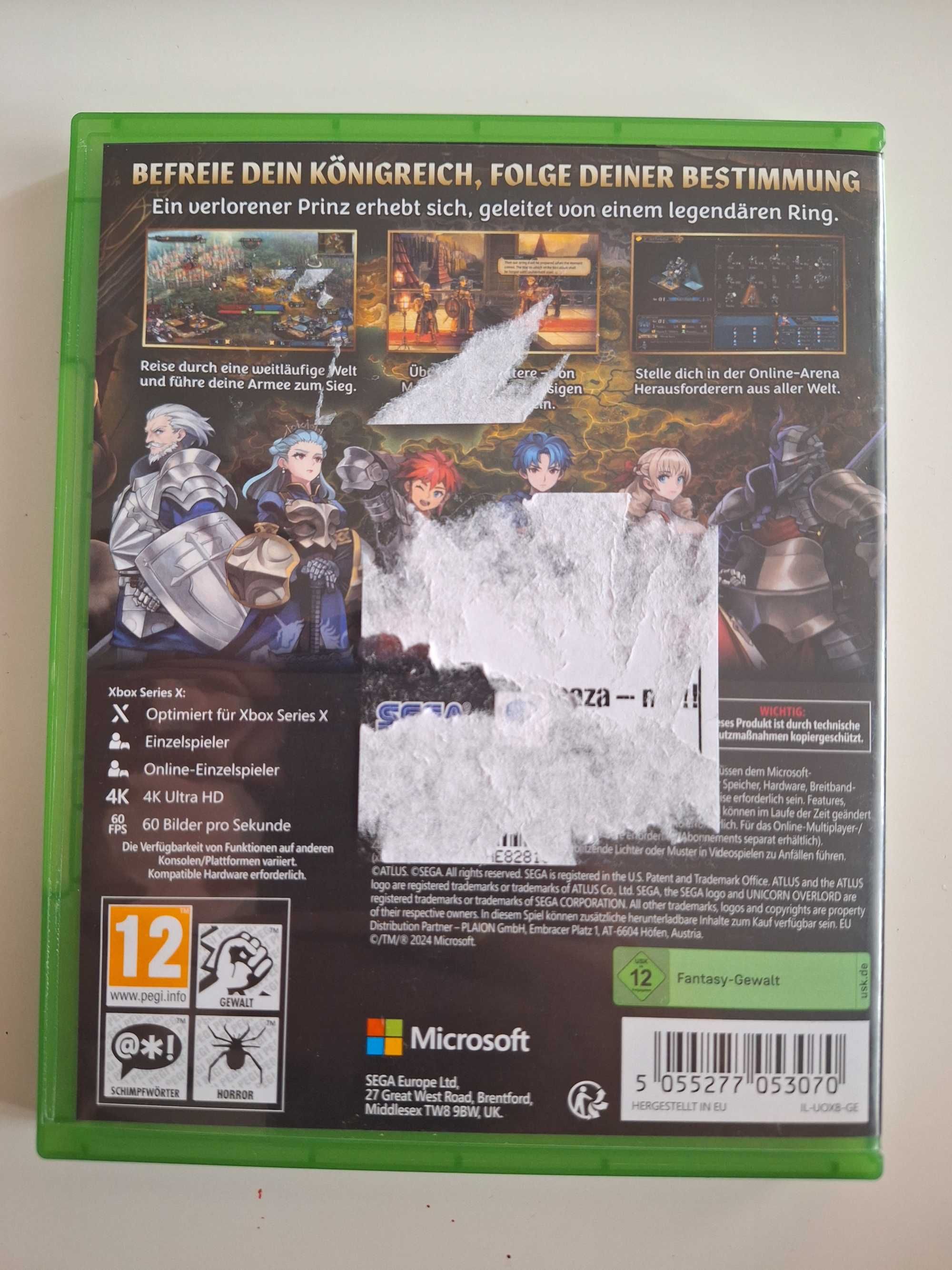 Unicorn Overlord Xbox Series X