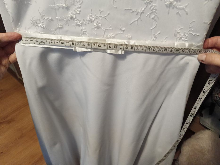 Sukienka komunijna z bolerkiem długość 110 cm
