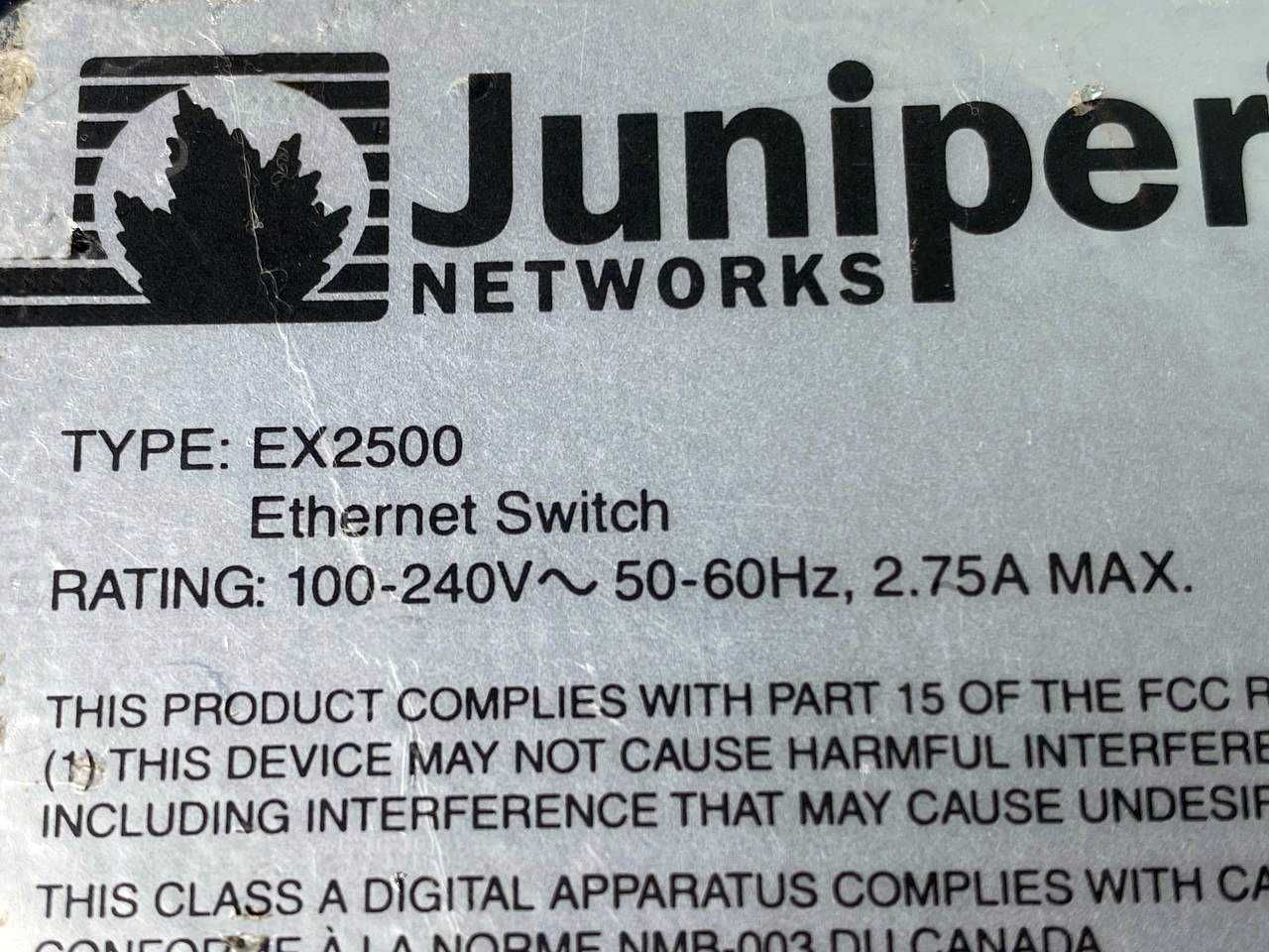 Juniper EX2500 gemanaged - Ethernet Switch - 1.000 Mbps - 24-Port