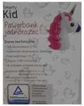 Smarty Kid Powerbank Jednorożec 2600 Mah Unicorn Bateria