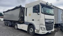 Daf XF 106 460 plus naczepa wywrotka 40 m3