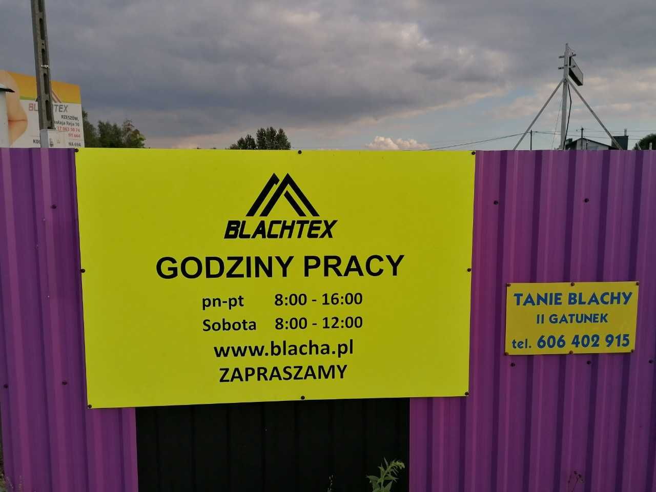 Blacha trapezowa BLACHTEX KLĘCZANY 2 gat. blachy trapezowe PROMOCJA!