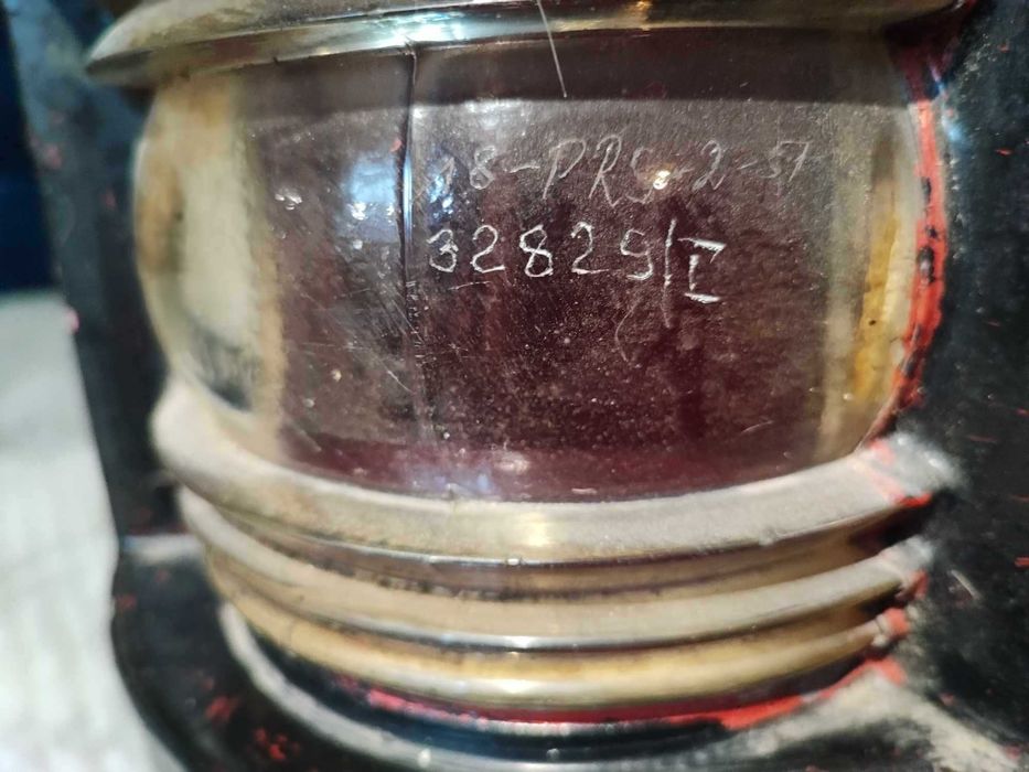 Stara lampa okrętowa z lat 50,industrial