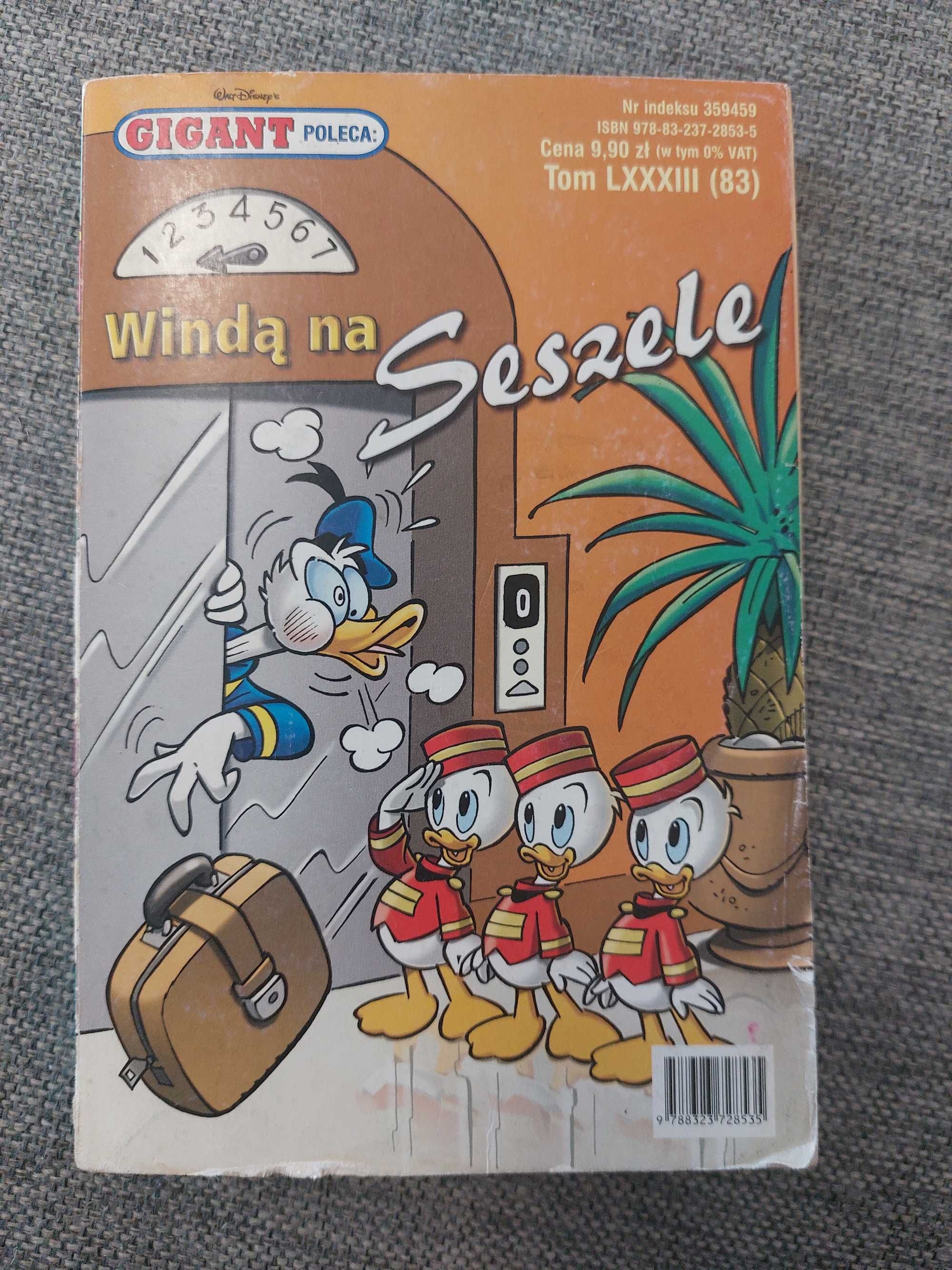 Komiks Kaczor Donald Windą na Seszele