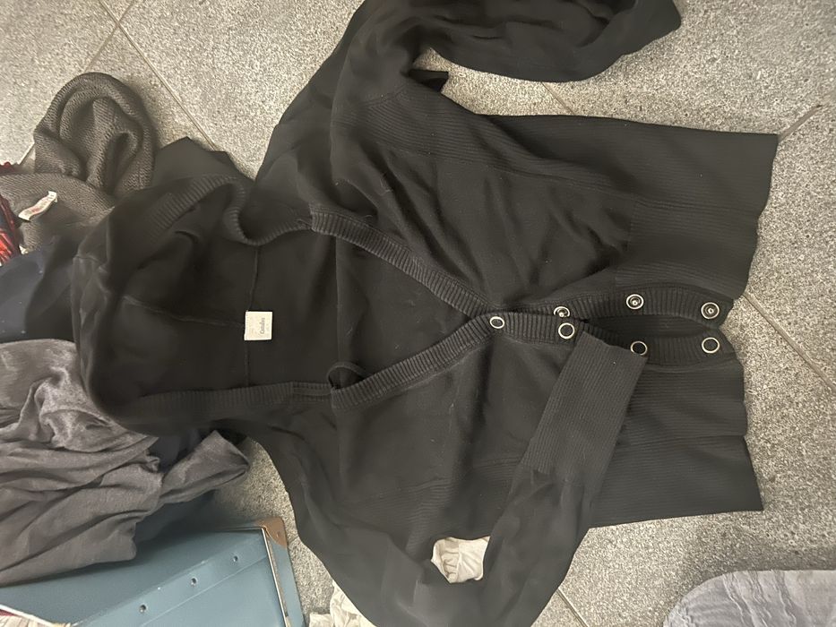 Sweter z40 orsay rozpinany damski czarny