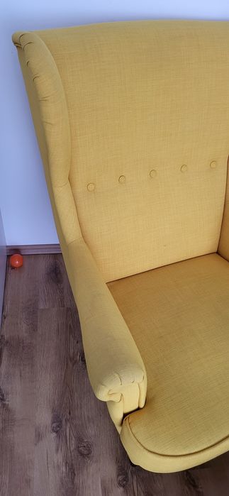 STRANDMON Fotel/ podnóżek żółty IKEA
Fotel/podnóżek, Skiftebo żółty
Fo