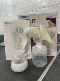 Ручной Молокоотсос Philips Avent + пакеты для хранения грудного молока