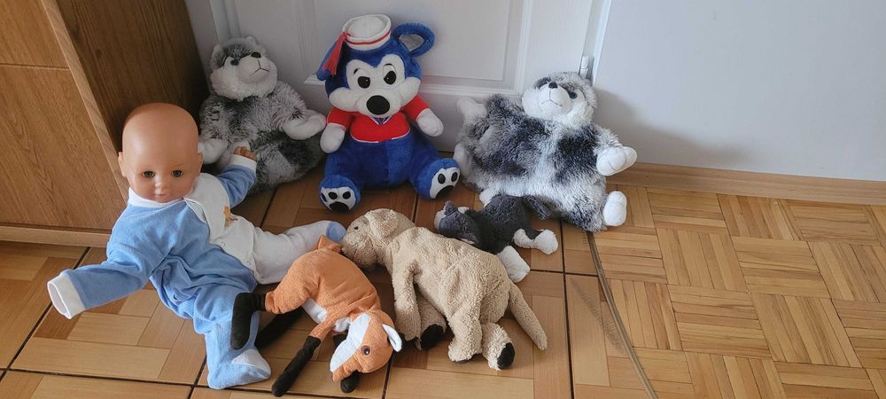 paluszki, maskotki   7 sztuk