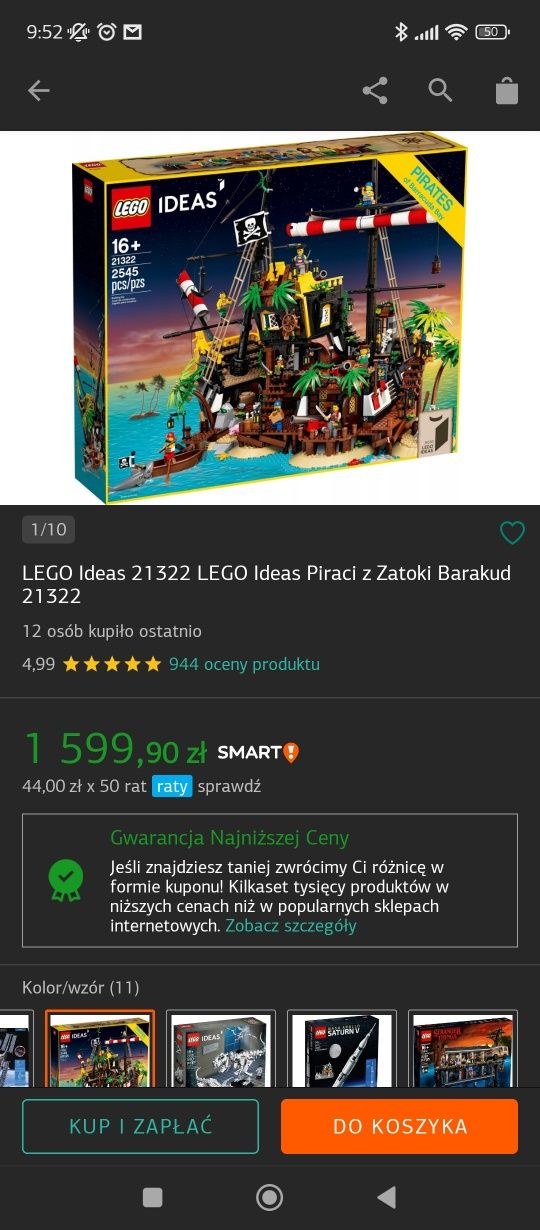 Klocki LEGO piraci