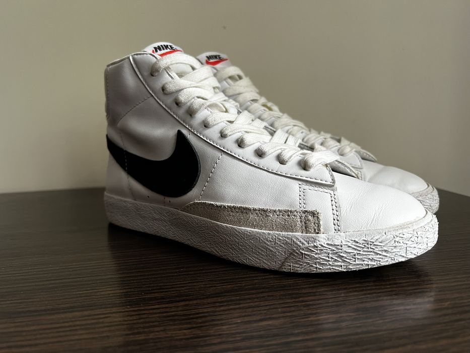 Кеди Nike Blazer Mid GS 'White Black' CZ7531-100 Розмір 38.5 на 24 см