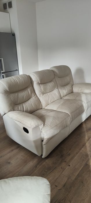 Sofa i fotel + stolik kawowy