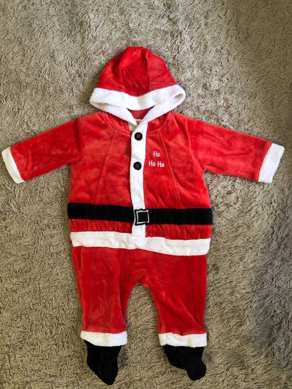 Новорічний чоловічок костюм Санти Санта Клаус одяг для фото