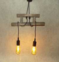 Lampa wisząca handmade w stylu loft.