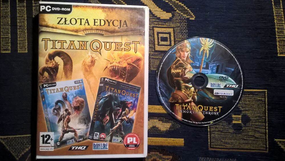 Titan Quest Złota Edycja Immortal Throne Gra Na PC PL