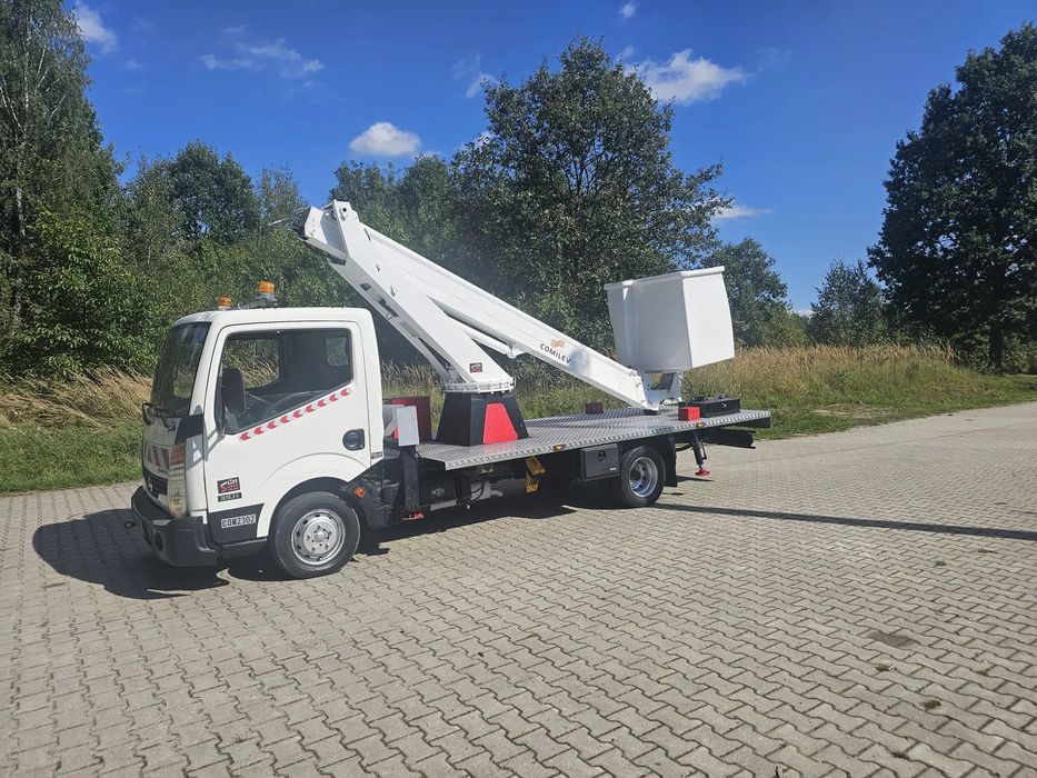 Nissan Cabstar. Podnośnik koszowy 16m .udt resurs gwarancja.  .stan techniczny bardzo dobry. Okazja !UDT do 11.2026