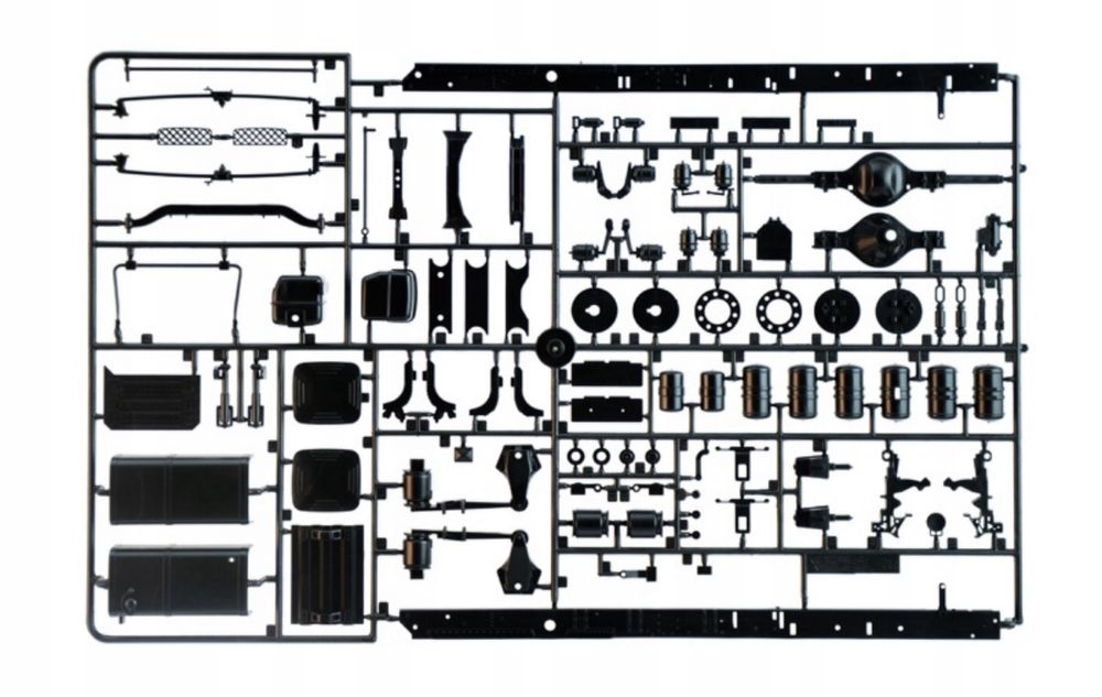 Italeri 3965 Ciężarówka Scania 770S V8 White Cab model skala 1/24